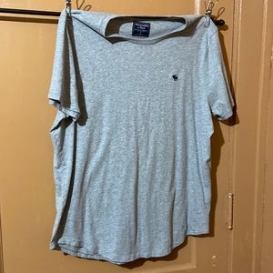 Abercrombie & Fitch curved hem mens tee
